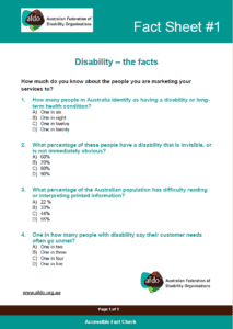 101 Fact Sheet 1